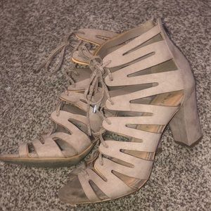 Madden Girl Strappy nude-mauve Heels
